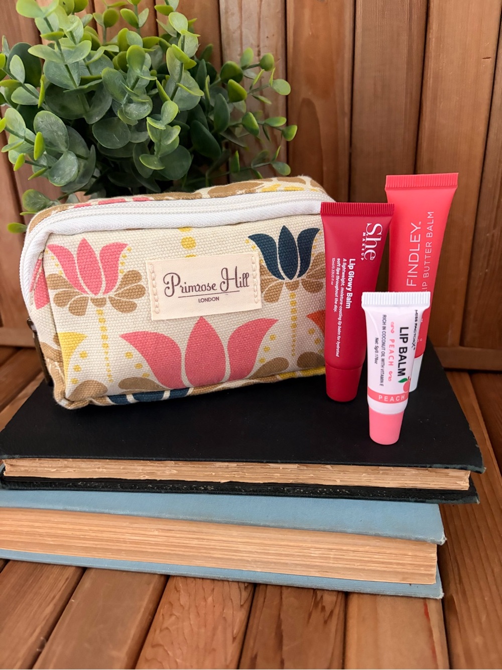 Primrose Hill Lip Care Set: "Petal Pout" Cosmetic Gift Set, Beauty Bundle